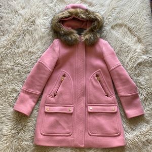✨ RARE✨ Like new j. Crew chateau parka warm rose pink